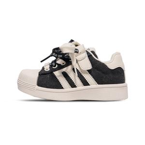 Детские кроссовки для скейтбординга, устойчивые к ударам и истиранию ASK, черный