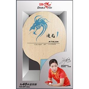 Ракетка для настольного тенниса DOUBLEFISH All Wood, тяжелая головка, легкая рукоятка, сбалансированная, универсальная DOUBLE FISH, speed dragon 1 offensive baseboard