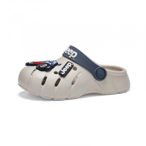 Детские тапочки серые, дышащие, упругие, нескользящие Jeep, синий