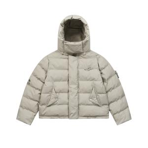 Пуховик унисекс HARSH AND CRUEL, Серый