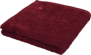Полотенца РОСС "Вита", (2 шт.), вышитая эмблема РОСС ROSS 50х100 см (2 шт.), цвет marsala