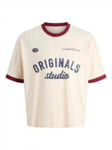 Футболка цвета античный белый Jack & Jones