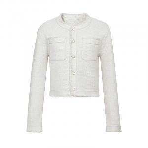 Жакет вязаный Deep Breath с кисточками, темно-синий