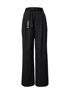 Широкие брюки со складками спереди Fabienne Chapot Charlie, черный