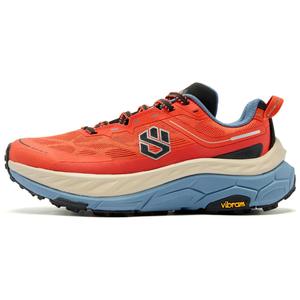 Кроссовки для бега Mountain God 2.0 мужские с низким верхом, ярко-оранжевый/тенево-синий Qiaodan