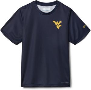 Футболка с коротким рукавом для детей Columbia College's Terminal Tackle, Wv - Collegiate Navy