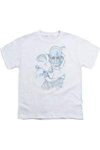 Футболка с коротким рукавом для детей "Batman Snowblind Freeze" Gildan, белый