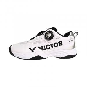 Victor Износостойкие дышащие низкие кроссовки для бадминтона унисекс, черные