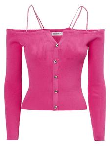 Вязаный кардиган Influencer, розовый