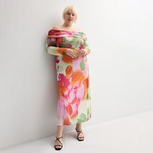 Платье с открытыми плечами больших размеров Intempo, цвет rose garden