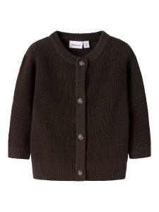 Вязаный кардиган NAME IT NBNBubba, темно-коричневый