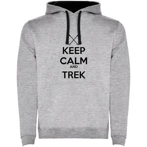 Худи Kruskis Keep Calm And Trek Two-Colour, серый