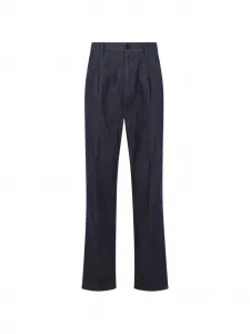 Джинсы на пуговицах Aspesi, синий