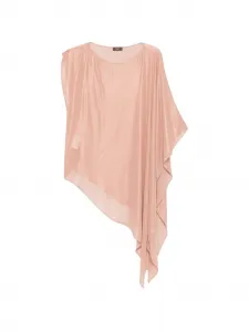 Асимметричная блузка Peserico, розовый