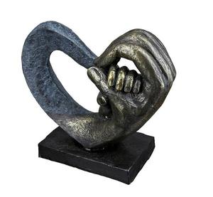 Декоративная скульптура GILDE Hands of Love, бронзовый