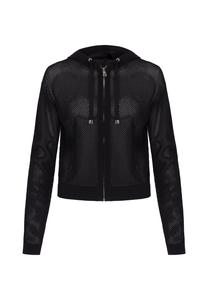 MYMO Кардиган 'Young Fashion' в черном цвете