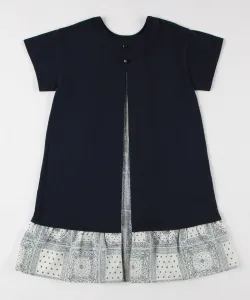 Платье с принтом в виде банданы, двустороннее Comme Ca Ism, цвет Navy