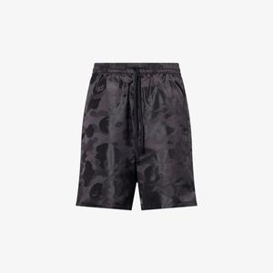 Шорты A Bathing Ape с камуфляжным логотипом, черный