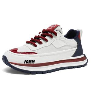 Дышащие низкие повседневные кроссовки для подростков FCMM, синий/красный