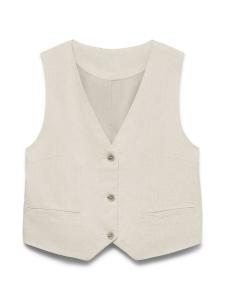 Жилет VERO MODA VMLia, кремовый