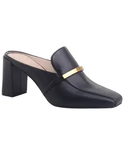 Женские мюли Danyell с мыском-уголком и квадратным каблуком, созданные для Macy's Giani Bernini, черный