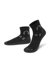 2 пары носков с короткими рукавами из шерсти мериноса Lismore normani, черный