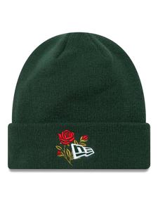 Шапка New Era Rose Icon Cuff Knit Beanie 60580736, зеленый