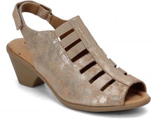 Женские босоножки на каблуке Comfortiva Faye, Anthracite Foil Suede