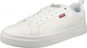 Мужские низкие кеды Levi's Baskets, Regular White