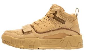 Кеды, скейтборд обувь женская высокая пергамент/шелуха коричневый 361°