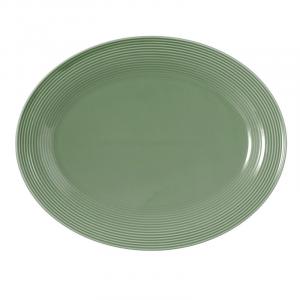 Тарелка Beat Sage Green овальная 35х28 см Seltmann Weiden, зеленый