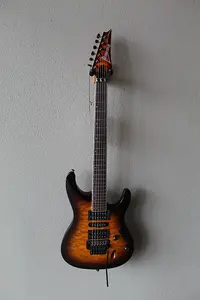 Совершенно новая электрогитара Ibanez S670QM - цвет Dragon Eye Burst