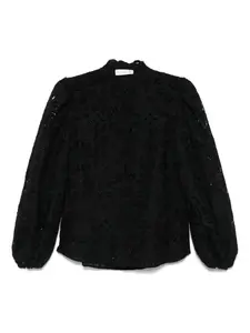 Блузка Рианнон ZIMMERMANN, черный