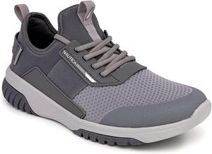 Мужские кроссовки Nautica: спортивные, удобные, повседневные обувь на шнуровке для ходьбы, серый