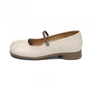 Туфли Мэри Джейн на блочном каблуке женские ZHR, Beige