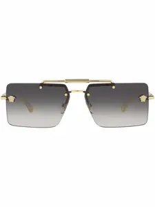 Солнцезащитные очки с градиентными линзами Versace Eyewear, золотой