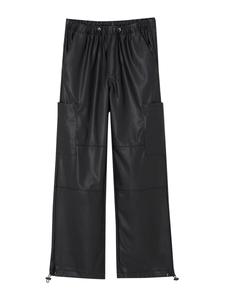 Брюки карго Pull&Bear, черный