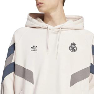 Бесплатная доставка с AdiClub Толстовка Real Madrid Originals Adidas Originals, кремовый