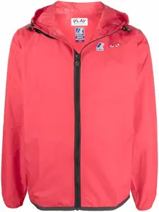 Куртка из коллаборации с K-Way Comme Des Garçons Play, красный