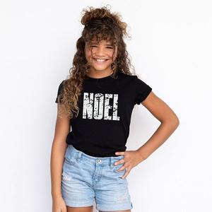 Футболка с принтом Noel block distressed The Juniper Shop, Black