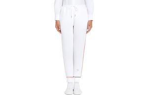 Брюки спортивные с контрастной отделкой THOM BROWNE, белый