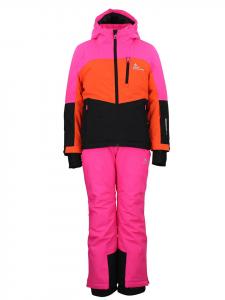 Куртка для лыж и сноуборда Peak Mountain 2tlg. Ski-/ Snowboardoutfit Fabiola, цвет Fuchsia/Orange/Schwarz
