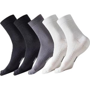 Унисекс носки Mid Calf WARRIOR, 5 pack (2 черный+2 белый+1 серый)