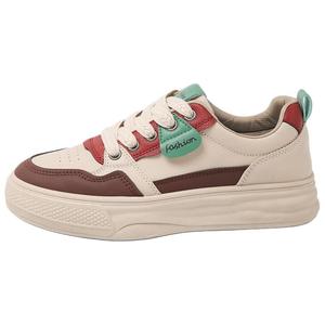 Magelly Женские противоскользящие износостойкие дышащие кеды на низком ходу красные, цвет Red