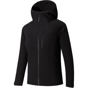 ANTA Пуховик женский черный с капюшоном утепленный