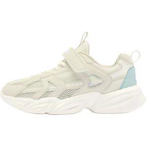 Нескользящие износостойкие низкие кроссовки для детей и подростков QIAODAN, слоновая кость/белый