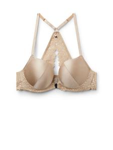 INTIMISSIMI Push-up бюстгальтер 'Monica Silky Flowers' в темно-бежевом цвете