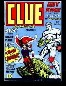 Clue Comics #3: Classic Golden Age Comic! 1943 (CreateSpace Independent Publishing Platform)