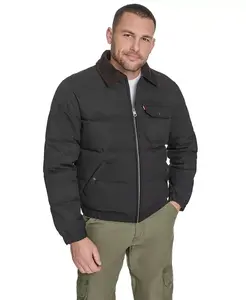 Мужская стеганая куртка Depot с воротником из вельвета Levi'S, черный