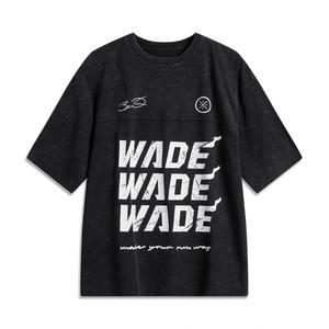 LINING Футболка мужская Basketball Collection черная washed